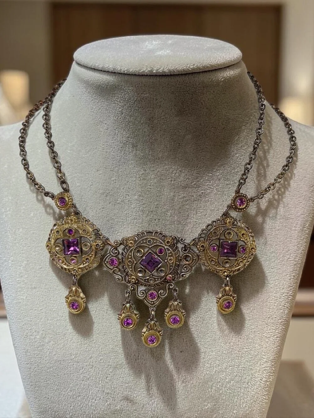 Antique Victorian Necklace - Picture 4 of 12